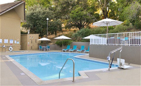 Hotel outdoor pool